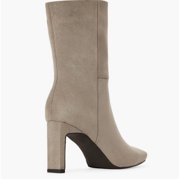 🆕 JustFab Gray Lilliana Heeled Boot - Picture 5 of 6